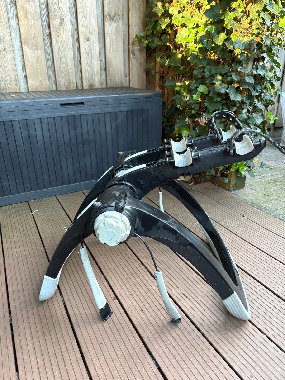 Thule Outway Achterklep Fietsendrager voor 2 fietsen, Ophalen, 2 fietsen, Gebruikt, Achterklepdrager