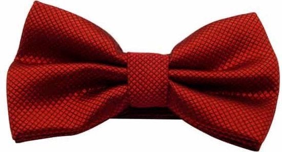Stijlvolle Rode Vlinderdas met Patroon, Ophalen of Verzenden, Zo goed als nieuw, Rood, Met patroon