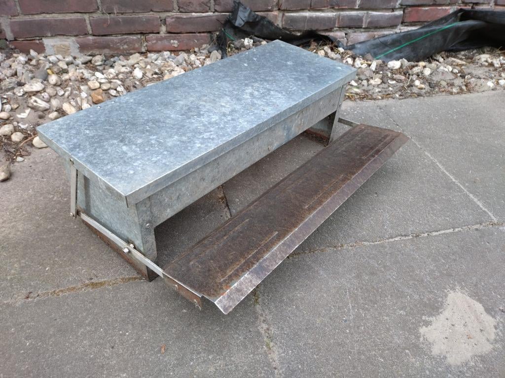 Voerautomaat kippen roestvrijstaal, Ophalen of Verzenden, Pluimvee