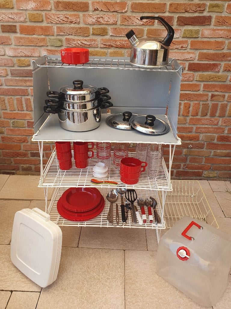 Kampeer keuken uitrusting, Caravans en Kamperen, Ophalen, Zo goed als nieuw