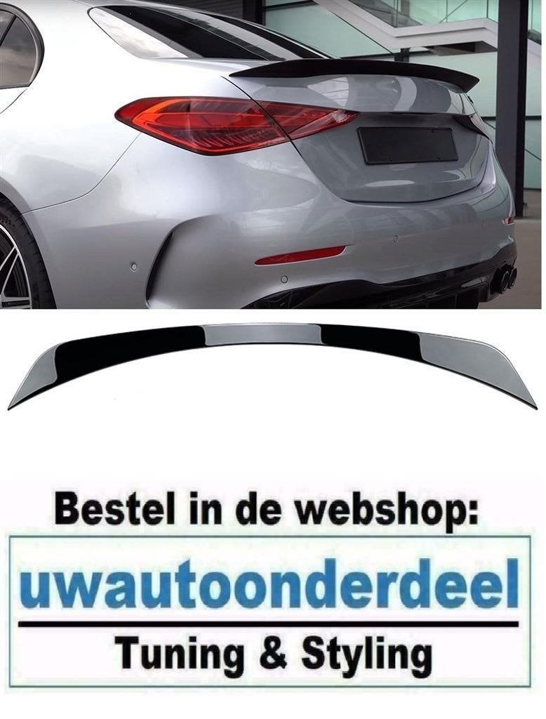 Spoiler Achterklep Lip glans Zwart Voor MB C Klasse W206 AMG