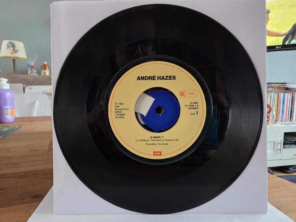 7" Single André Hazes - Ik Meen 't / Liefde, Cd's en Dvd's, Vinyl Singles, Gebruikt, 7 inch, Ophalen of Verzenden, Nederlandstalig