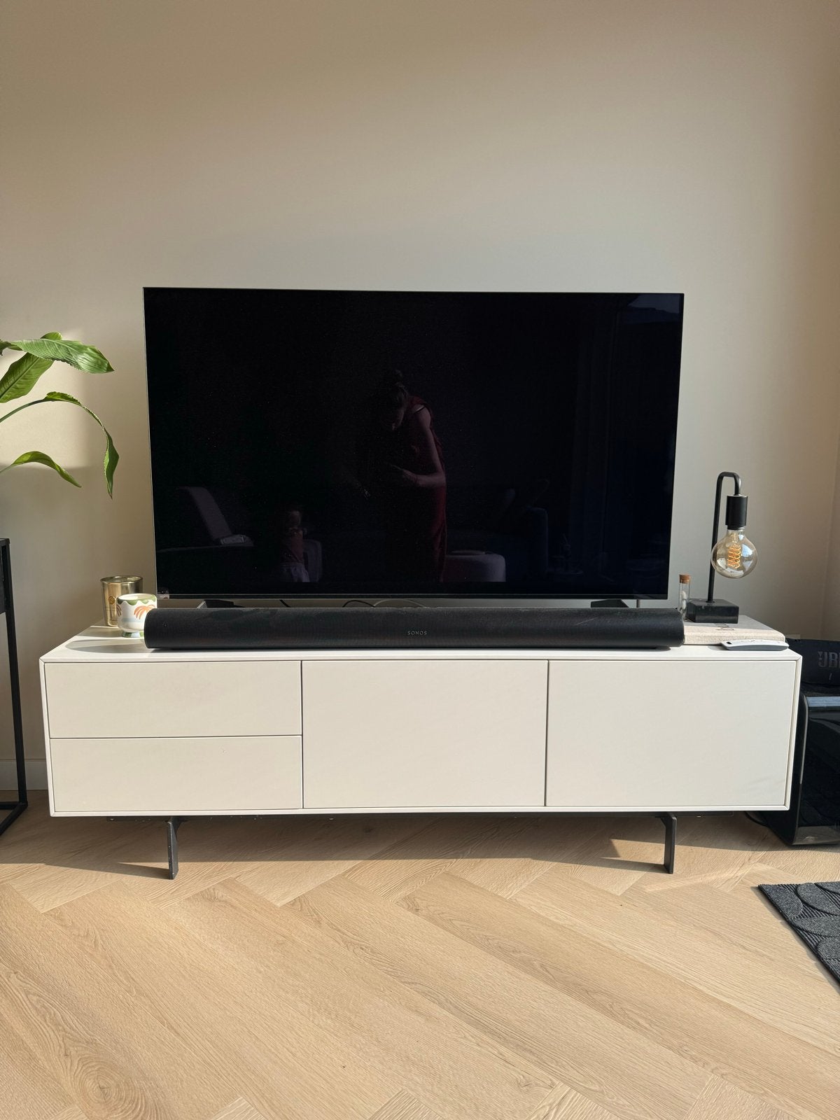 Mooi tv-meubel Goossens, Ophalen, Overige materialen, 100 tot 150 cm, Zo goed als nieuw
