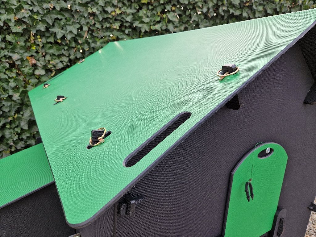 Pluverdi kippenhok Paris | Duurzaam materiaal, Dieren en Toebehoren, Ophalen of Verzenden, Nieuw, Kippenhok of Kippenren