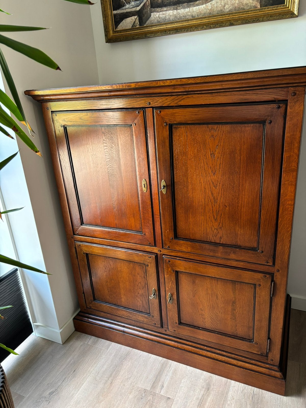 Prachtige Radio/TV-kast - 120 cm b- 64 cm d - 140 cm h (KWF), Ophalen, Gebruikt, 100 tot 150 cm, 100 tot 150 cm