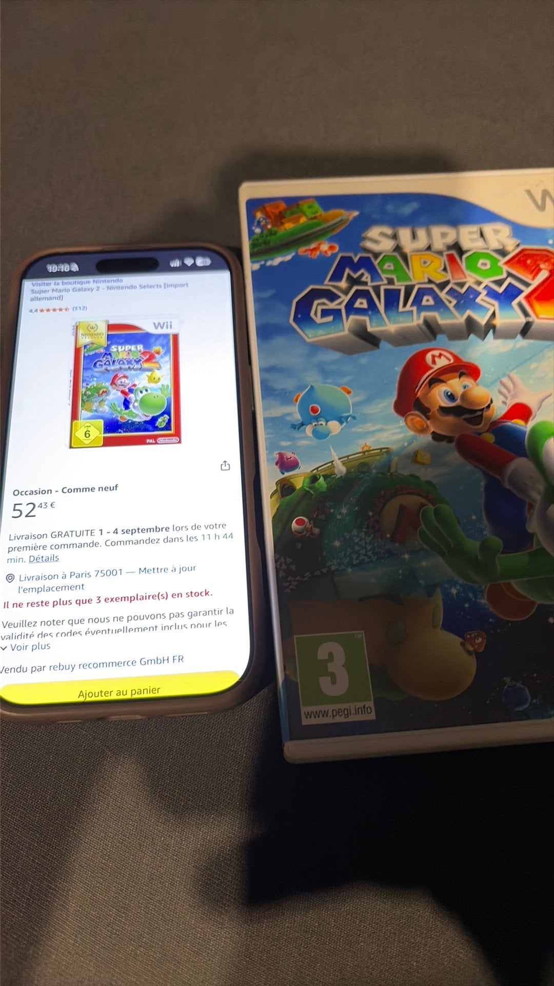 Super mario 2 ( er staan veel spellen online dus checkke, Ophalen of Verzenden, Zo goed als nieuw, Speelkaart(en)