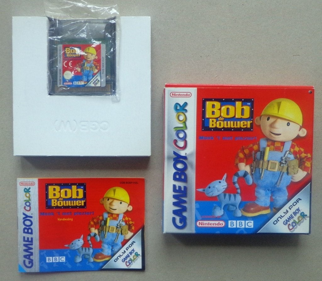 Bob de Bouwer voor de Gameboy Color en Advance Compleet, Spelcomputers en Games, 1 speler, Ophalen of Verzenden, Gebruikt, Vanaf 3 jaar