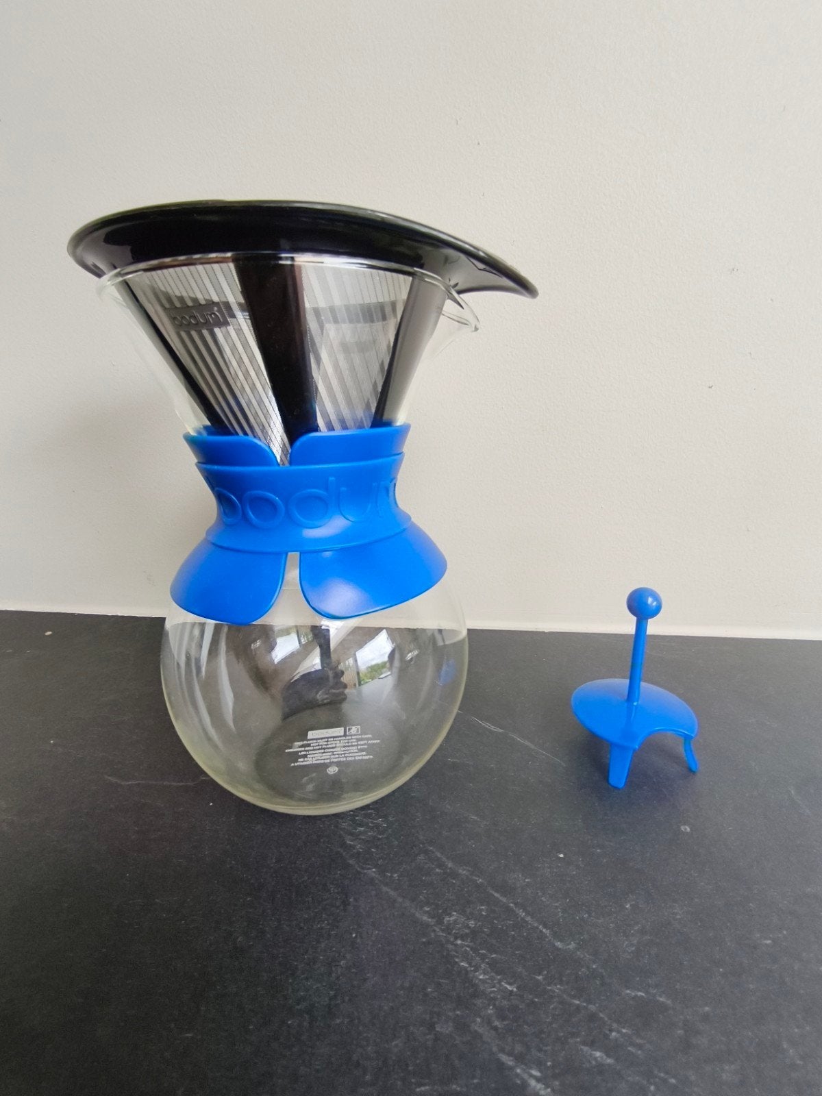 Bodum pour over + Nivona cafegrano, Bodum, Ophalen of Verzenden, Zo goed als nieuw, Glas