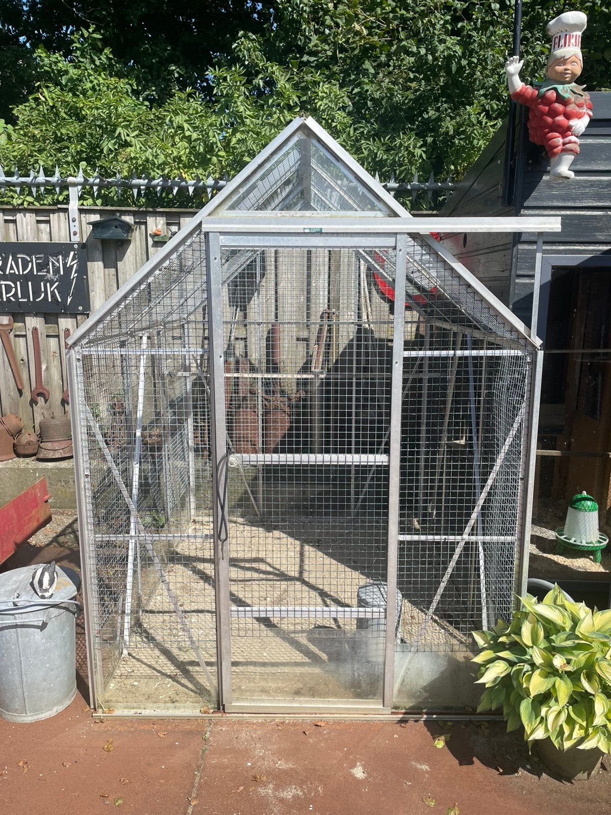 Voliére, Ophalen, Zo goed als nieuw, Aluminium, Broedkooi of Kweekkooi