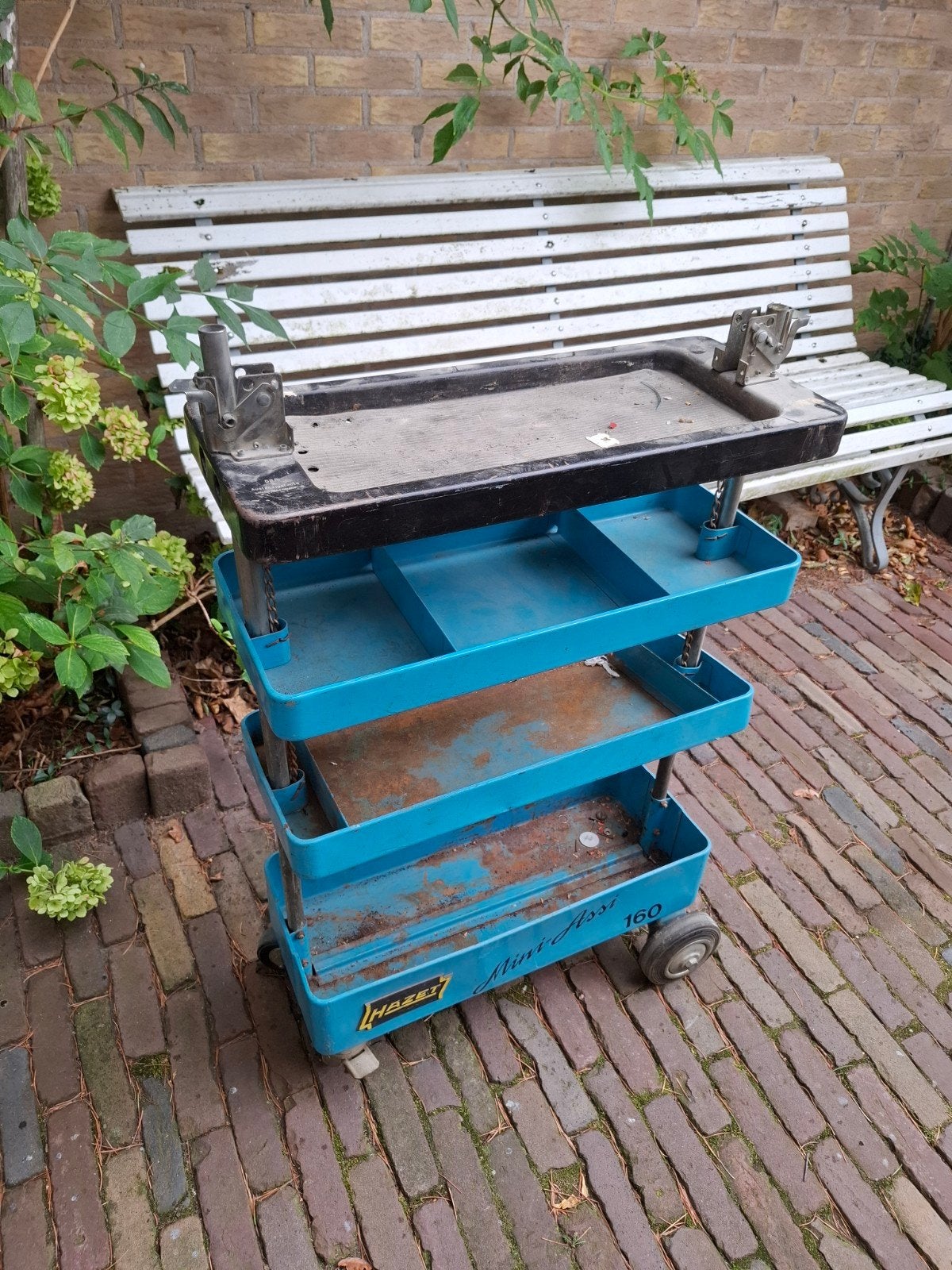 Hazet Mini-Assi 160 inklapbare gereedschapswagen retro, Ophalen, Gebruikt