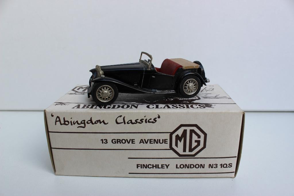 Abingdon classics - TC Midget 1946 Black (MG TC) *zeldzaam!*, Hobby en Vrije tijd, Modelauto's | 1:43, Ophalen of Verzenden, Zo goed als nieuw