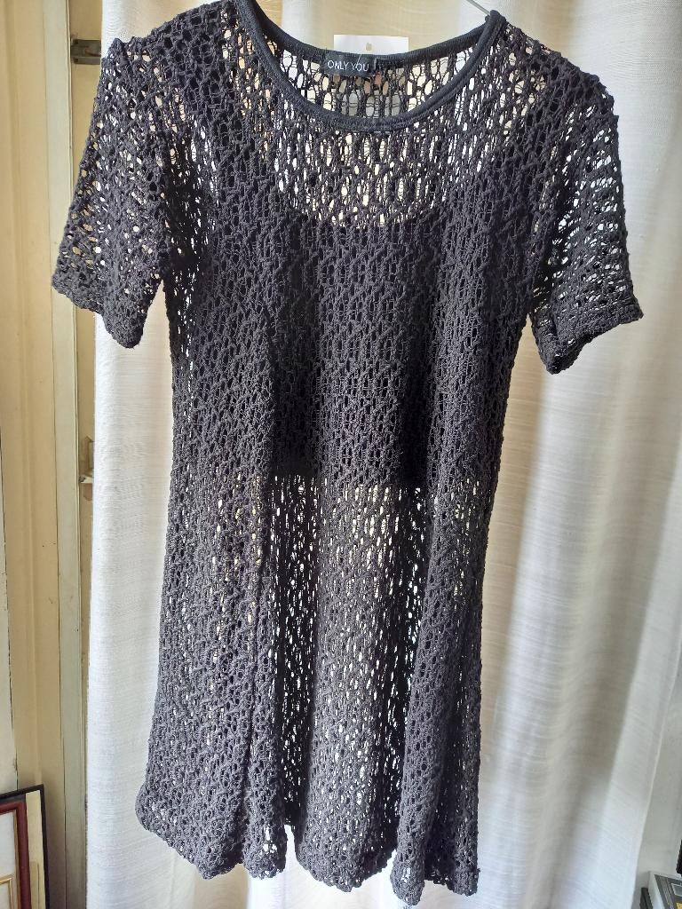 zomerjurkje, Maat 38/40 (M), Zwart, Nieuw, Ophalen of Verzenden
