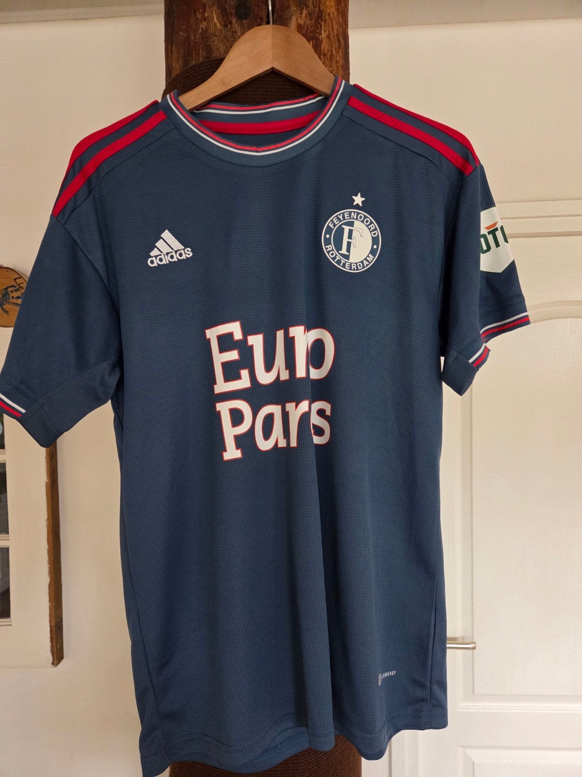Feyenoord uitshirt 2022/2023 maat L, Maat L, Ophalen of Verzenden, Zo goed als nieuw, Shirt