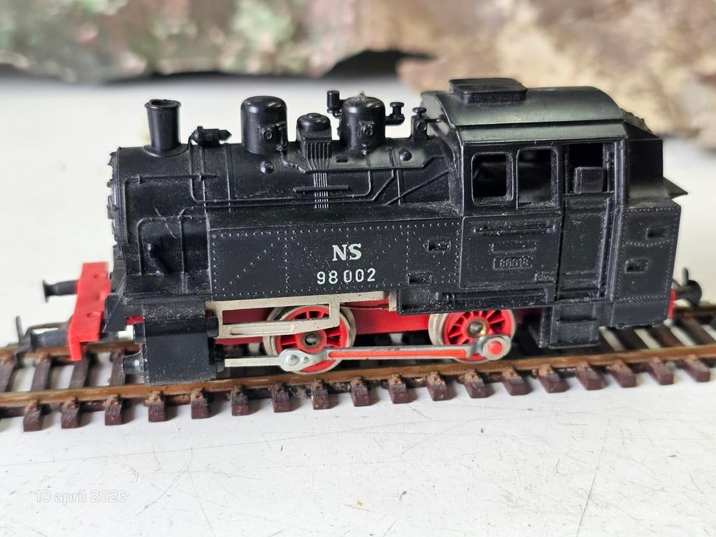 Modeltrein Ho lima NS stoomlokomotief, Gelijkstroom, Wagon, Ophalen of Verzenden, NS