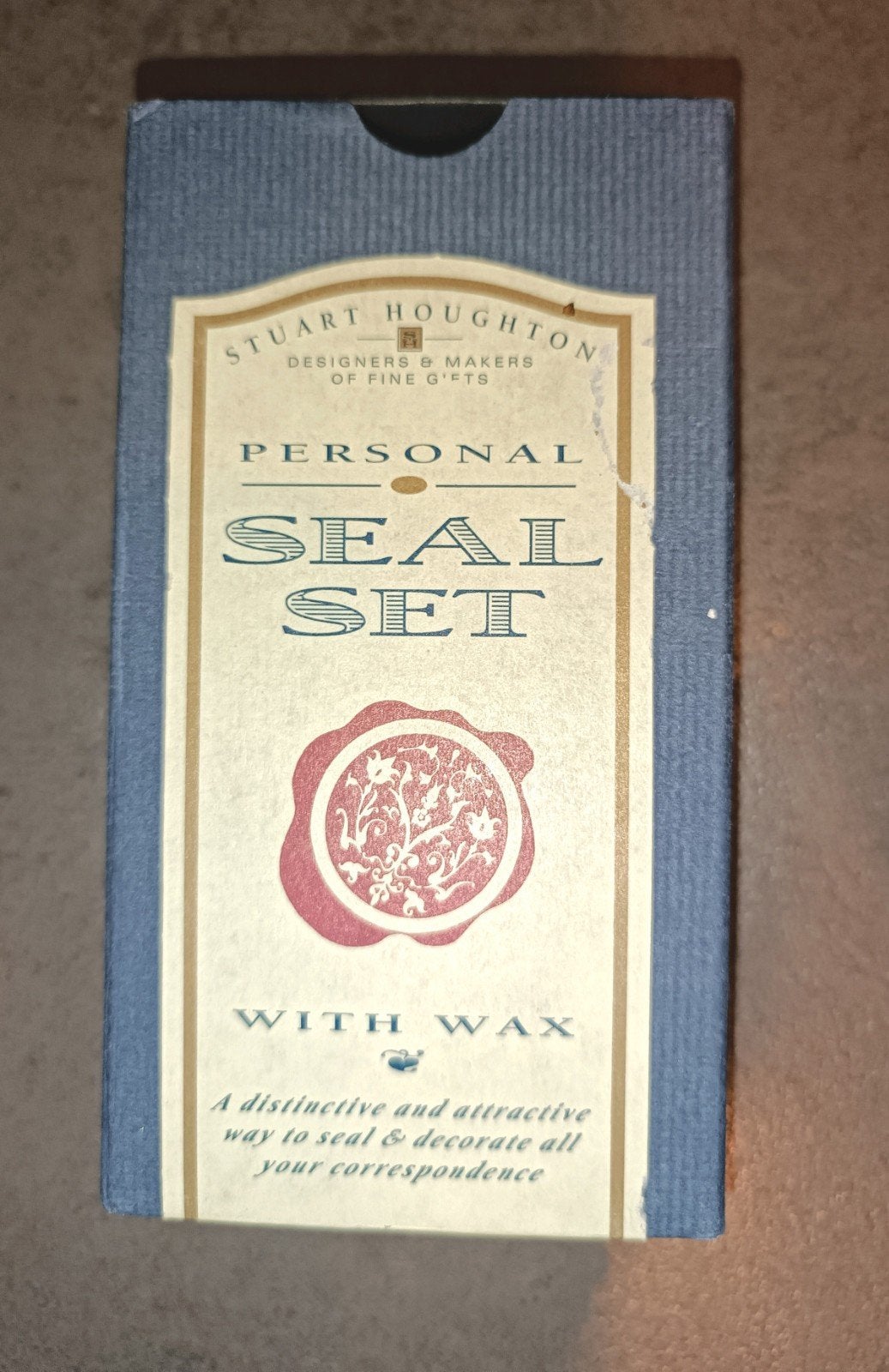 Vintage Stuart Houghton Lakzegelset / Personal Seal Set C, Ophalen of Verzenden