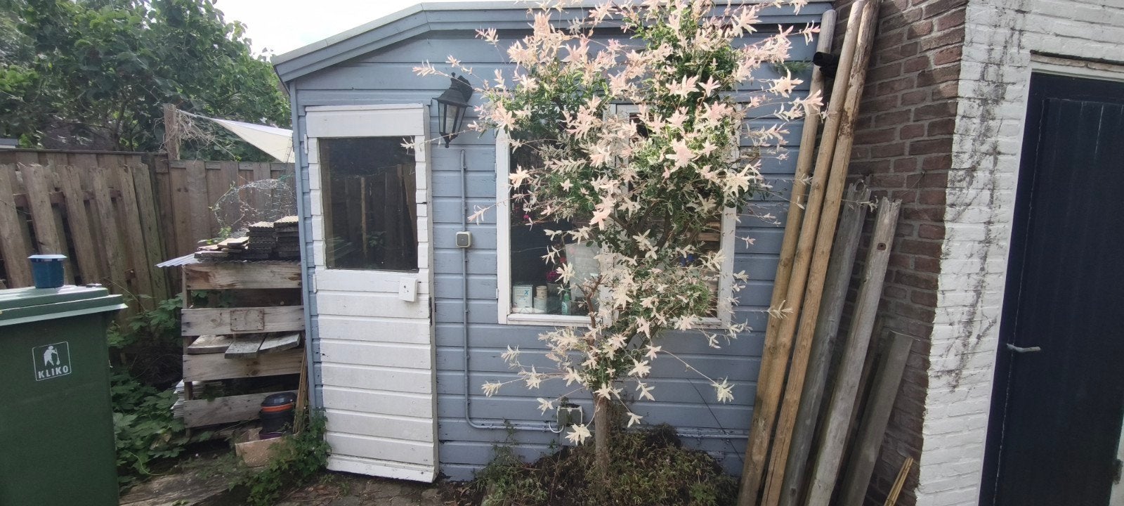 Sauna/Tuinhuisje met ramen en deur, Tuin en Terras, Tuinhuizen, Tuinhuis, 250 tot 500 cm, Ophalen of Verzenden, 2 ramen
