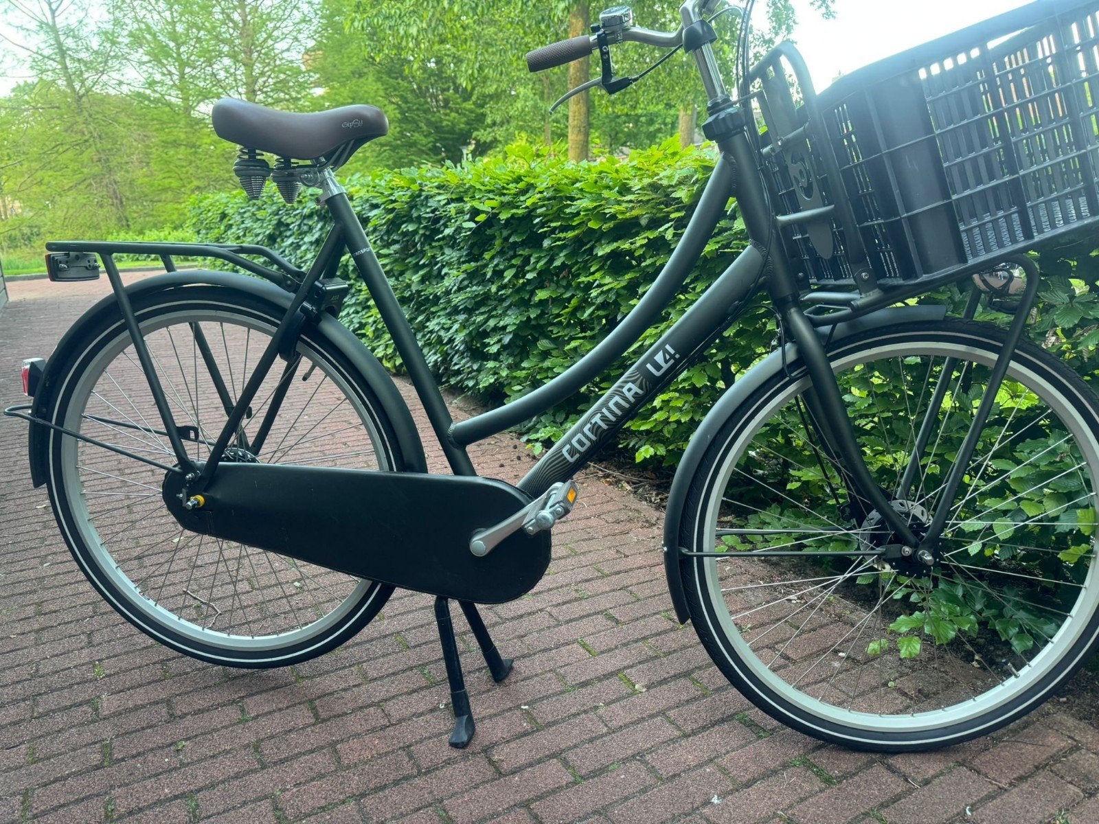 Cortina U4 Transportfiets - Zo goed als nieuw!, Fietsen en Brommers, Fietsen | Dames | Damesfietsen, U4, Versnellingen, 56 cm of meer