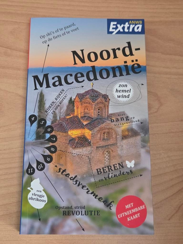 Anwb reisgids Noord-Macedonië, druk 2025, nieuw, Europa, Nieuw, Ophalen of Verzenden, Reisgids of -boek