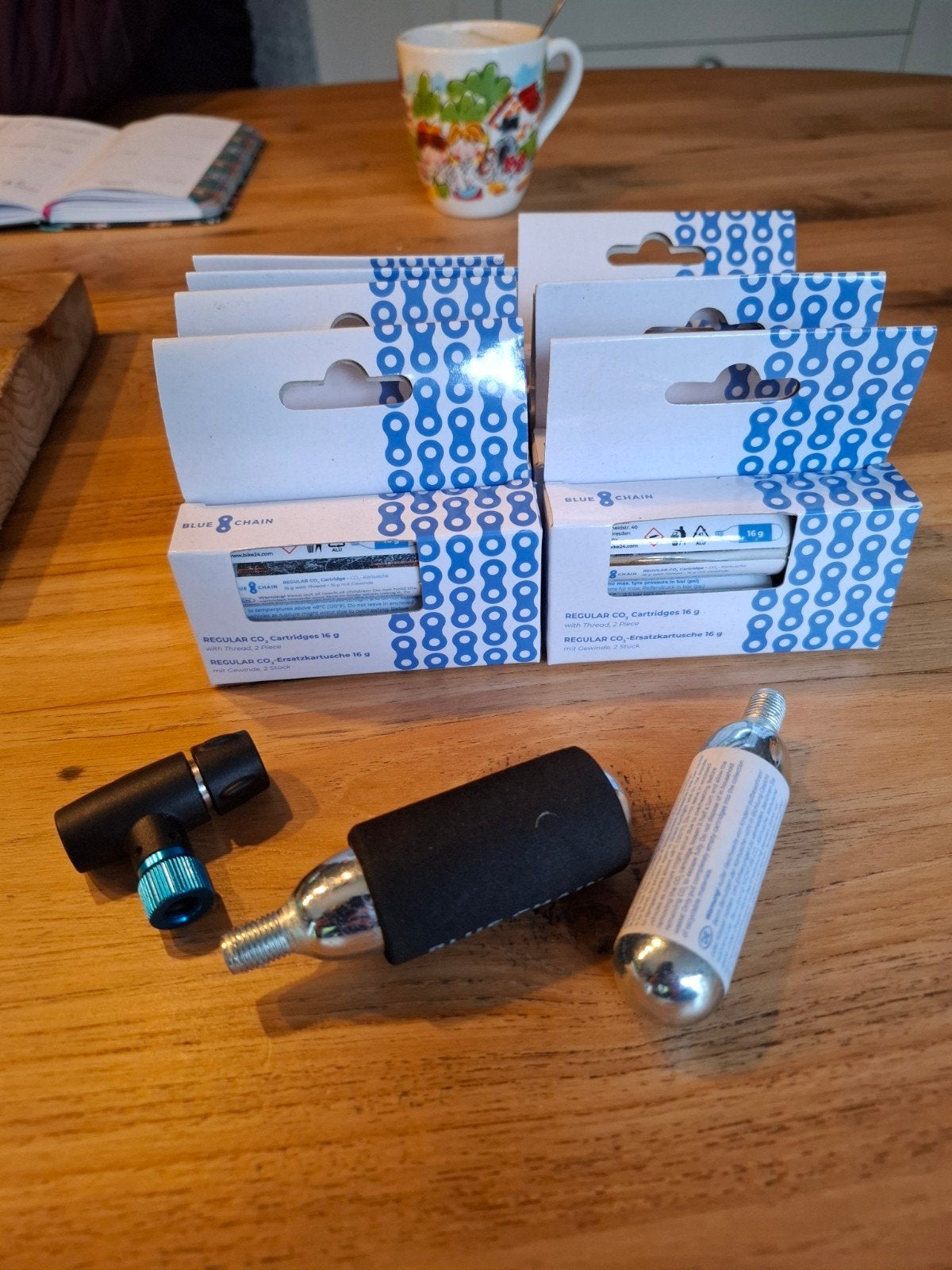 Complete set CO2 patronen 16 gram met apparaatje, Ophalen of Verzenden, Nieuw