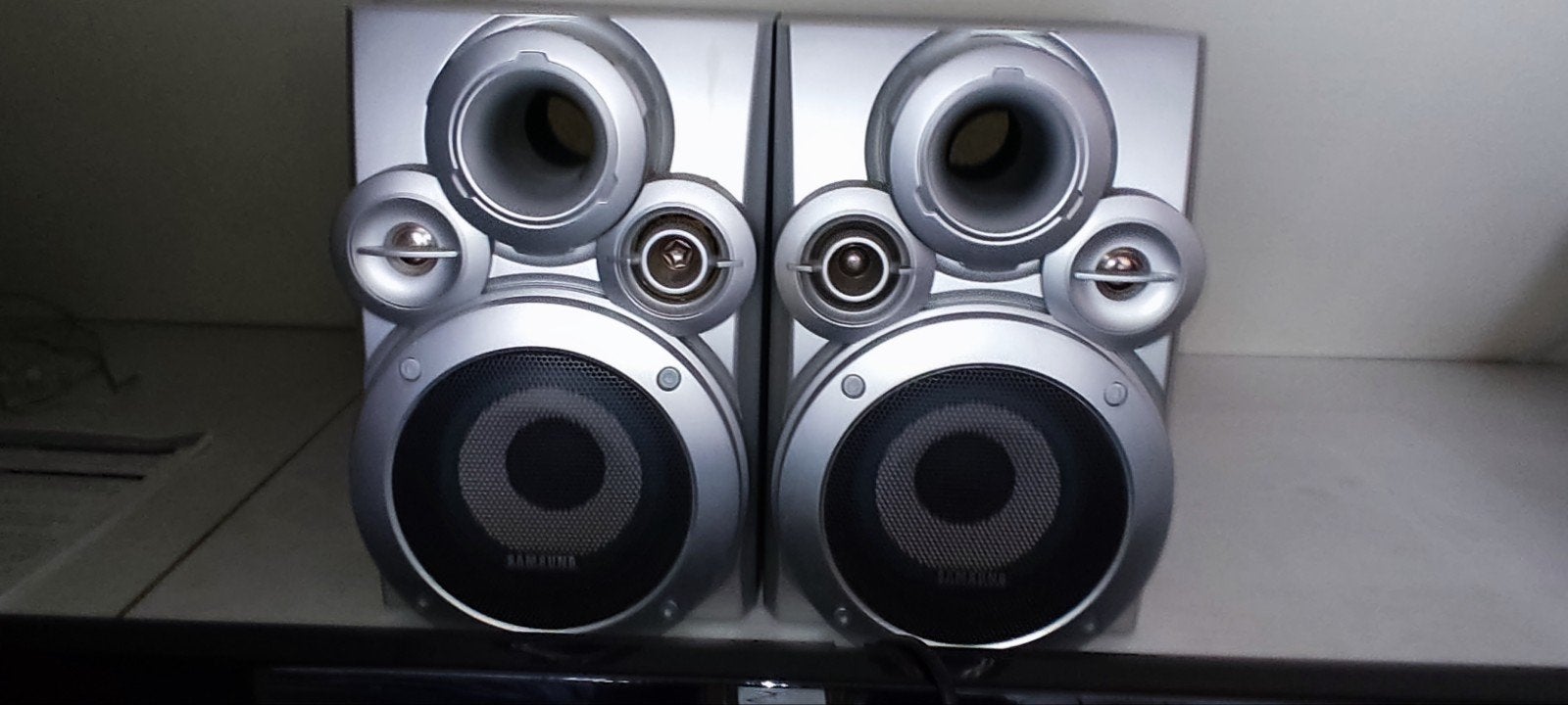 Samsung PS-B550E, Stereo speakers, Gebruikt, Minder dan 60 watt, Ophalen