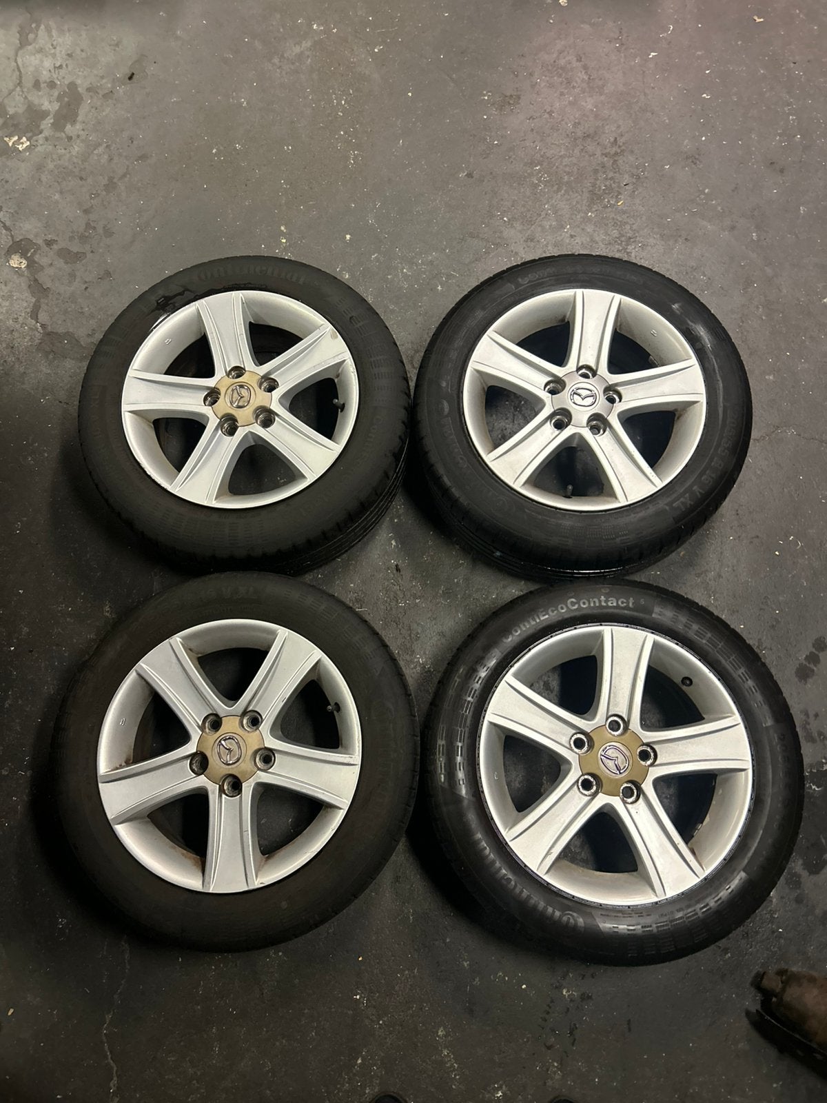 Mazda Velgenset met banden 16inch nette staat, Ophalen