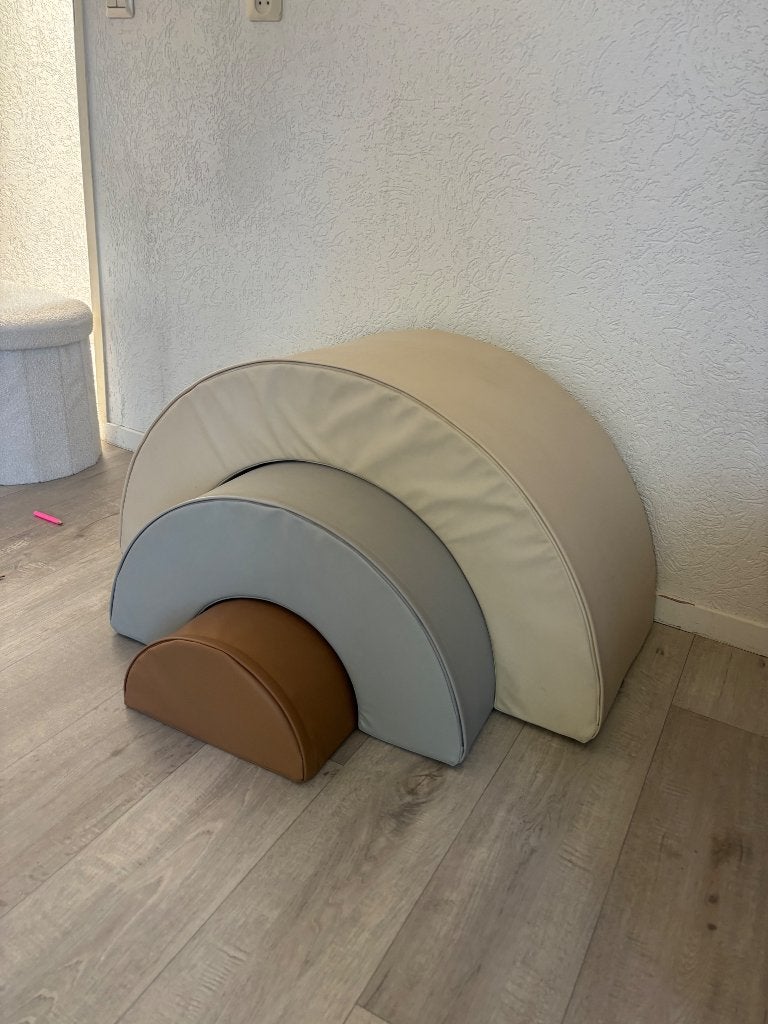 Petit amelie regenboog foam blokken, Verzamelen, Ophalen, Zo goed als nieuw