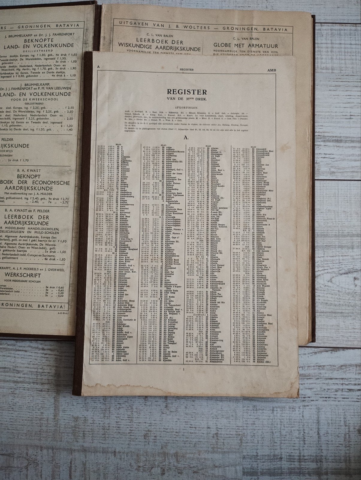 Bos-Niermeyer Schoolatlas der Gehele Aarde - J.B. Wolters, Ophalen of Verzenden, Gelezen, Bosatlas