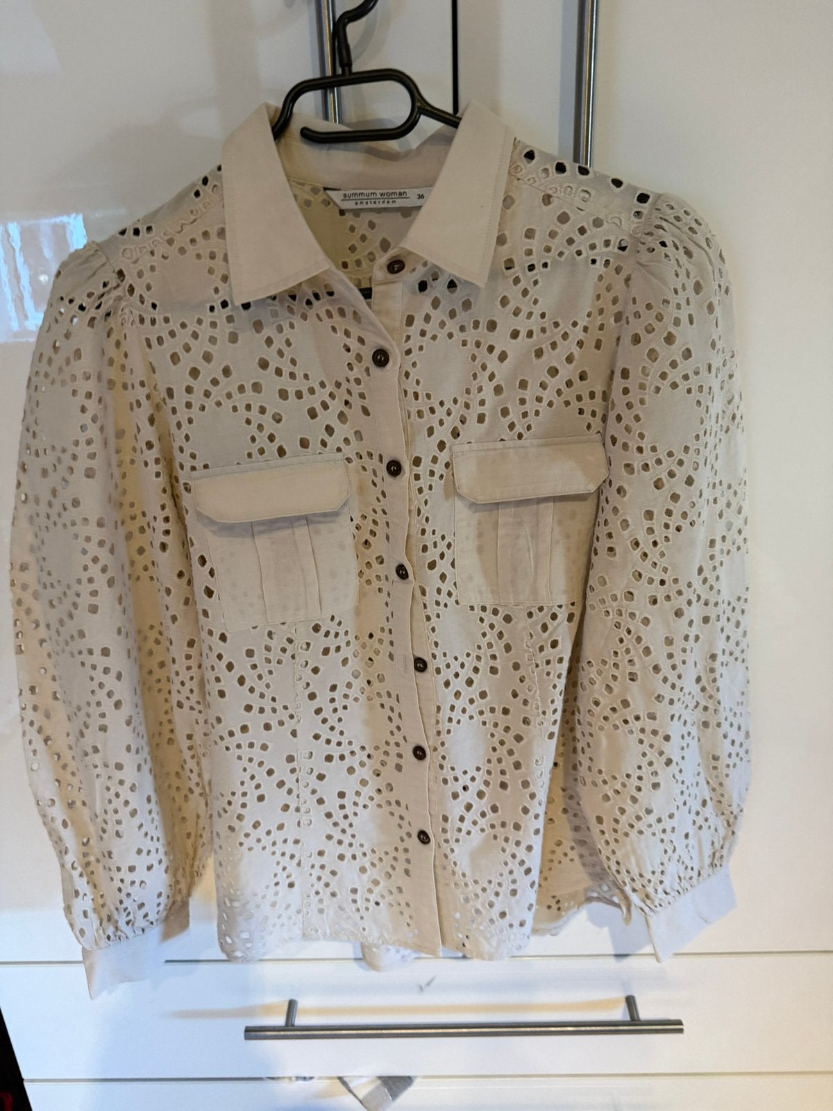 Summum Woman licht gele blouse, maat 36, Ophalen of Verzenden, Gedragen, Maat 36 (S), Geel