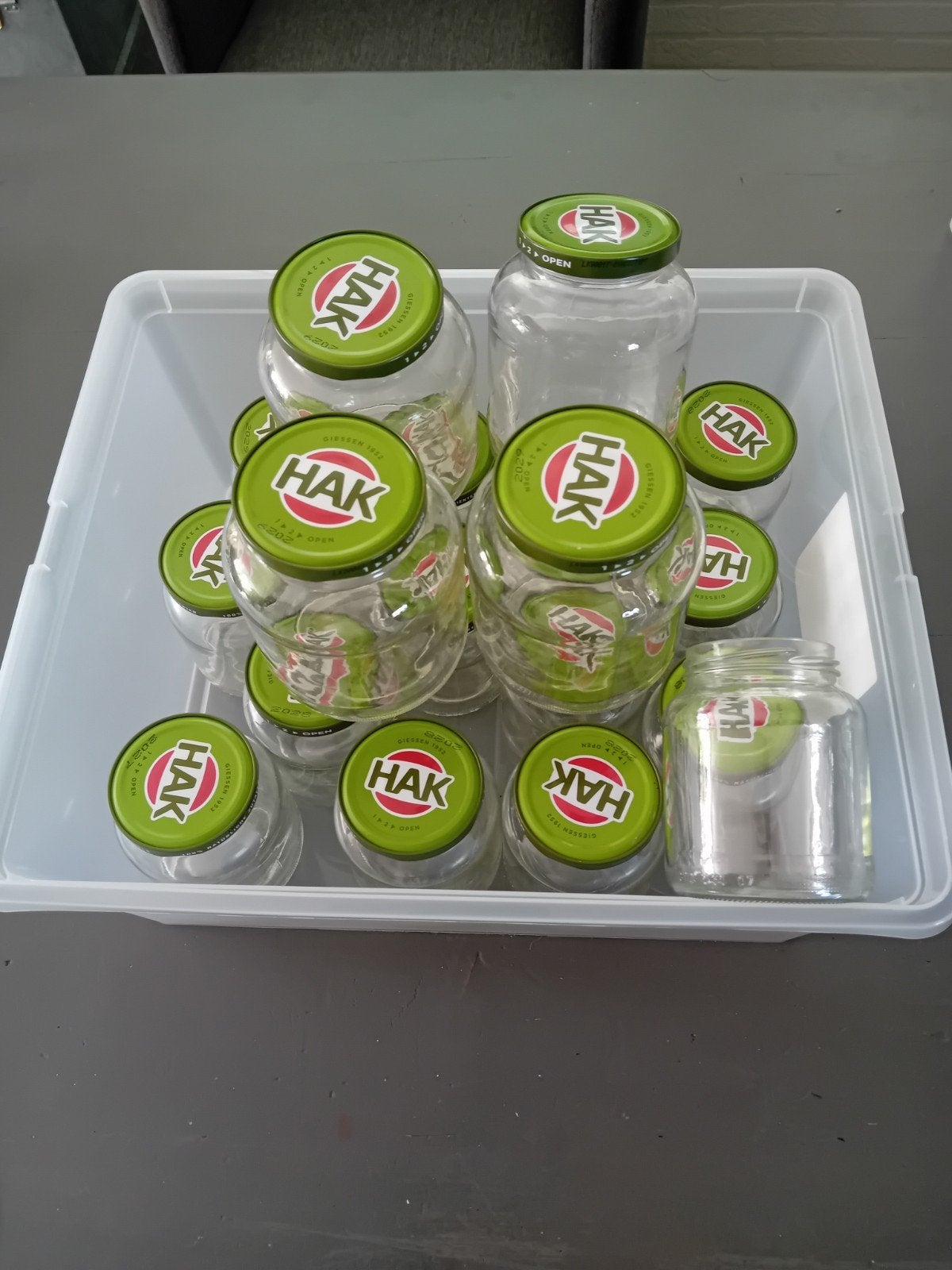 glazen hak potten, Ophalen of Verzenden