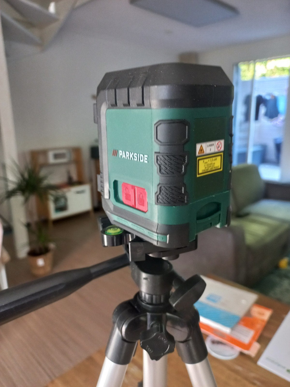 Nieuwe Parkside laser waterpas - Ongebruikt!, Ophalen of Verzenden, Nieuw, Overige meters