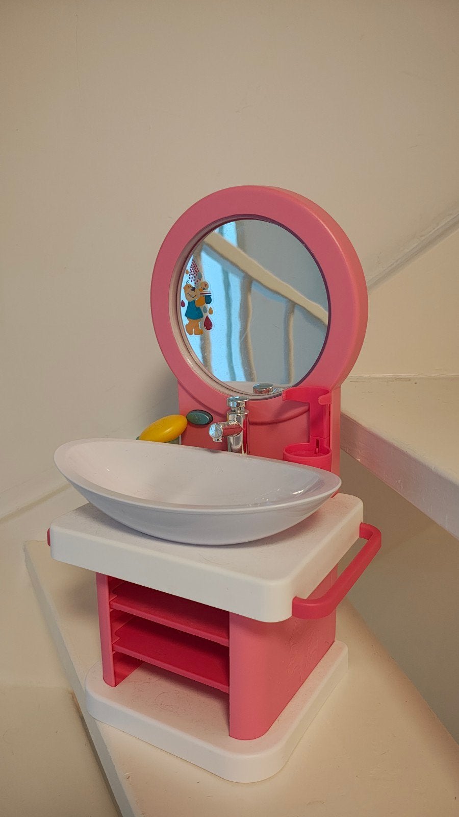 Baby Born wastafel met geluidseffect en tandenborstel, Ophalen, Zo goed als nieuw, Babypop