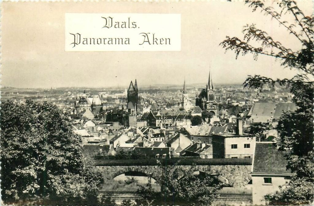 701-420-023 Vaals Panorama Aken, Verzamelen, Ophalen of Verzenden, Voor 1920, Limburg