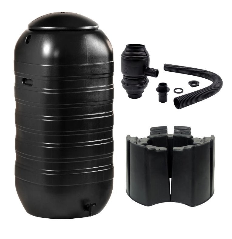 Regenton 250L | incl. tapkraan en aansluitset | Nieuw, Ophalen, Kunststof, Met kraantje, 150 liter of meer