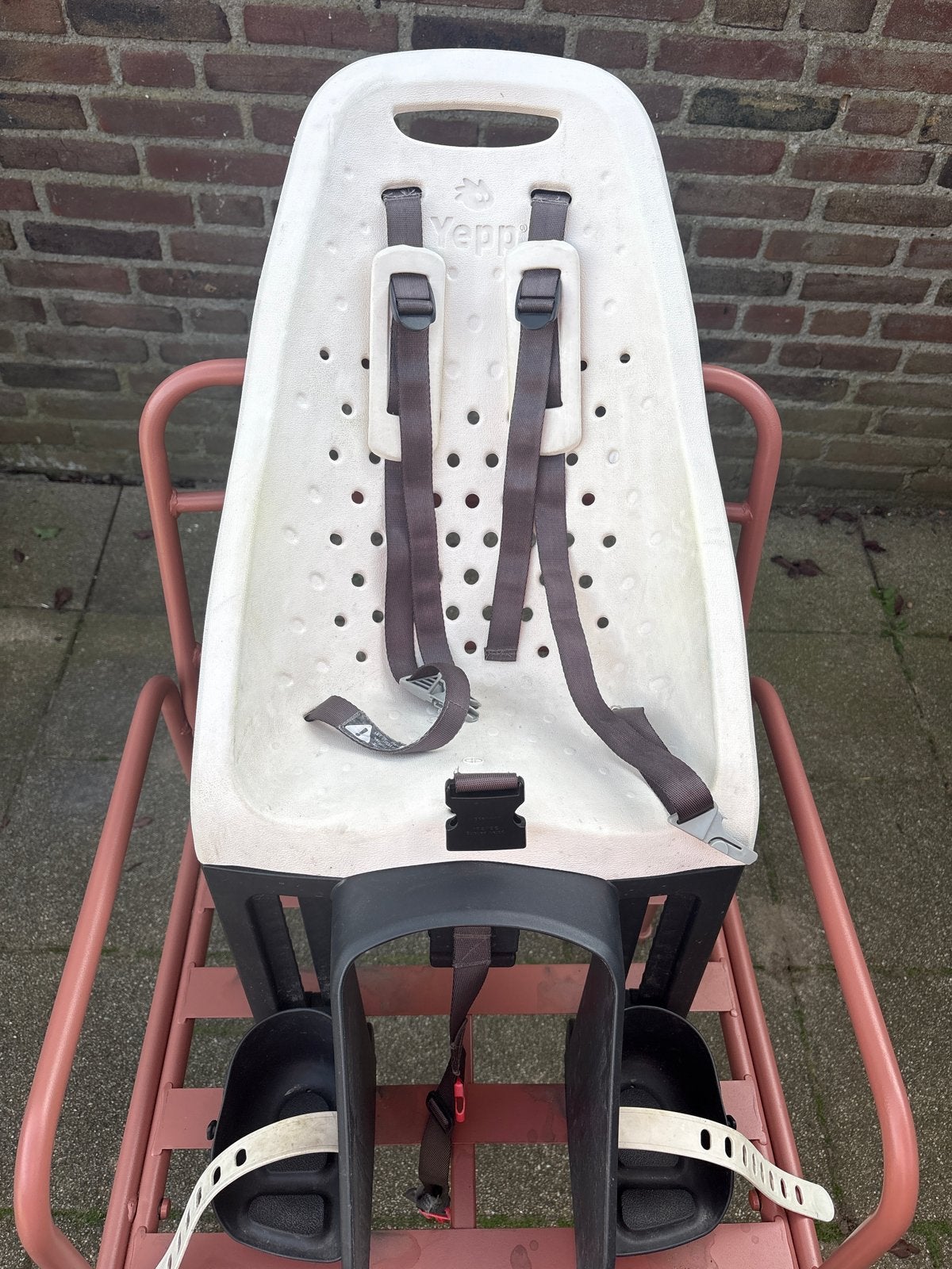 Yepp Achterzitje voor Kinderen - Gebruikt, Fietsen en Brommers, Achterzitje, Ophalen, 15 t/m 25 kg, Gebruikt