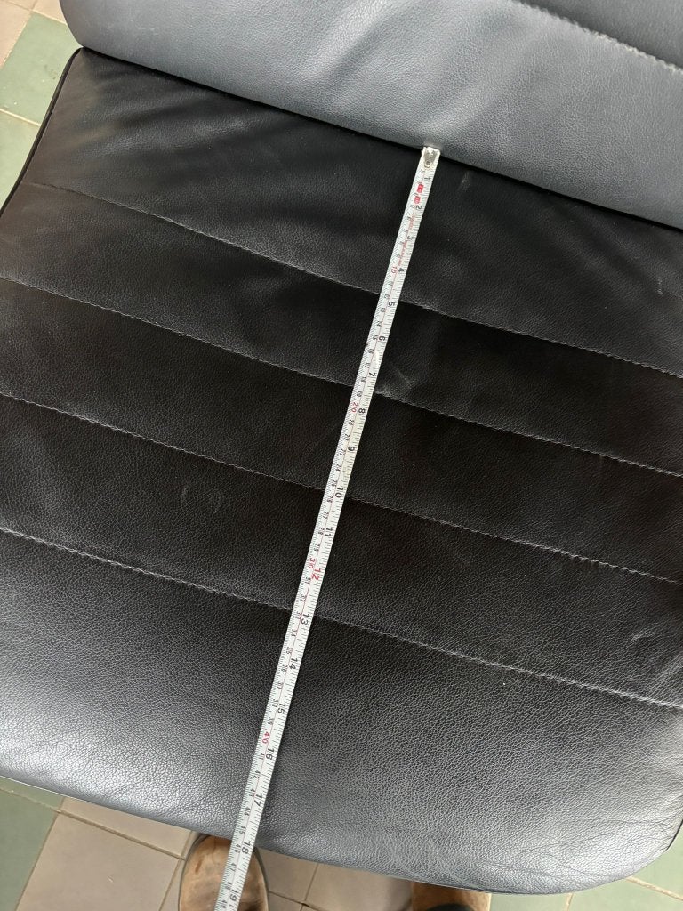 SET VAN 8 VINTAGE VERGADERSTOELEN - J. EIKELHOF AMSTERDAM, Ophalen, Gebruikt, Zwart, VINTAGE