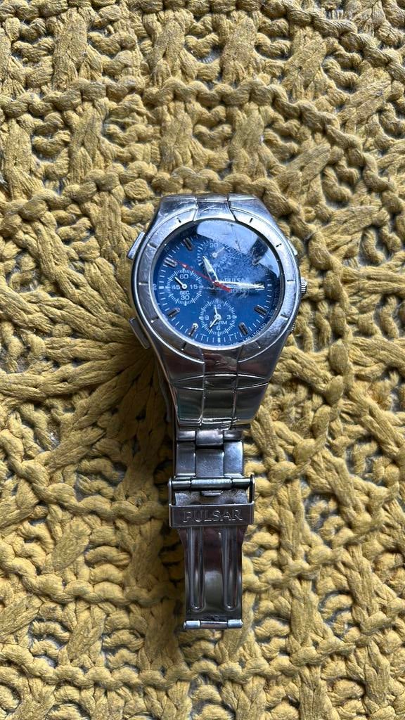 Pulsar herenhorloge, Ophalen of Verzenden, Zo goed als nieuw, Staal, Seiko