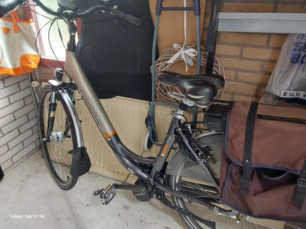 Rambler E-bike - Comfortabele elektrische fiets, Gebruikt, 51 tot 55 cm, 30 tot 50 km per accu, Ophalen