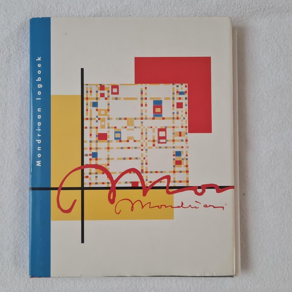 Mondriaan Logboek/Agenda met originele postzegels, Ophalen of Verzenden