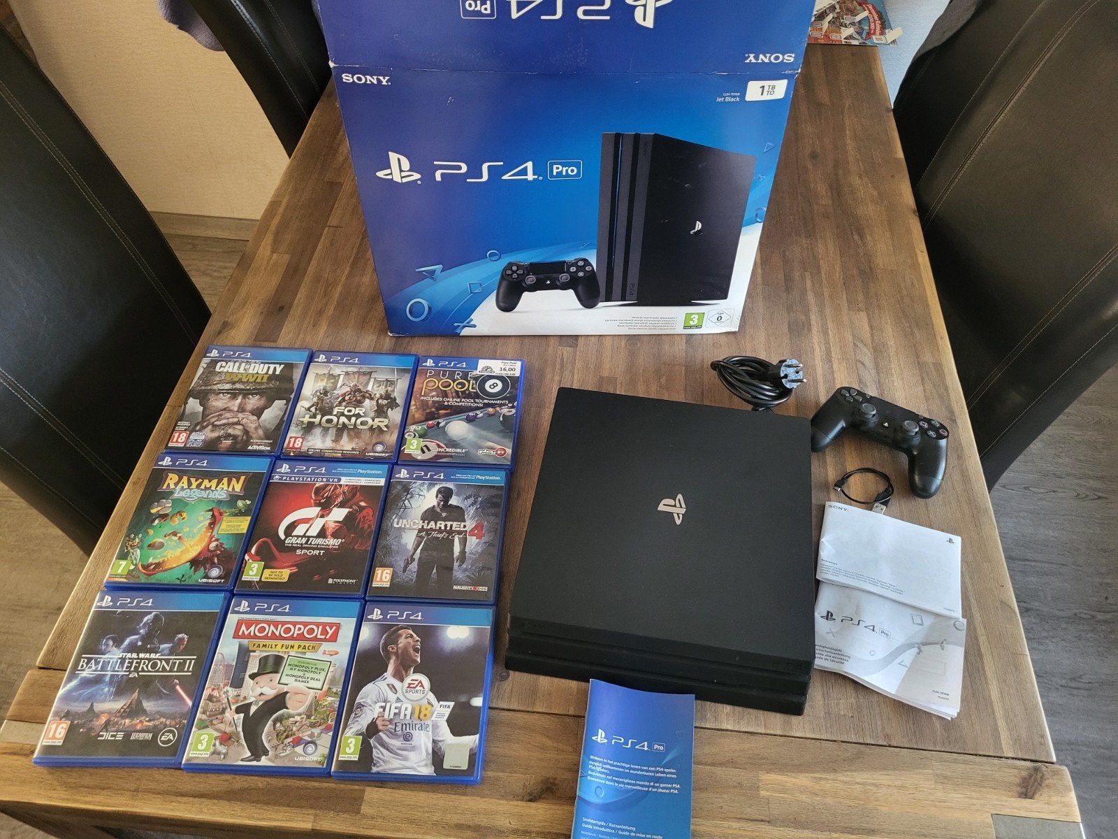 PS4 Pro 1TB, Spelcomputers en Games, Spelcomputers | Sony PlayStation 4, Ophalen of Verzenden, Zo goed als nieuw, 1 TB, Met 1 controller