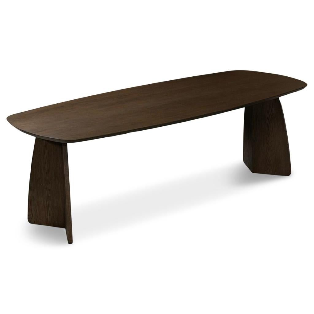Foto 11 van Japandi tafel deens ovaal eiken bruin 210 240cm