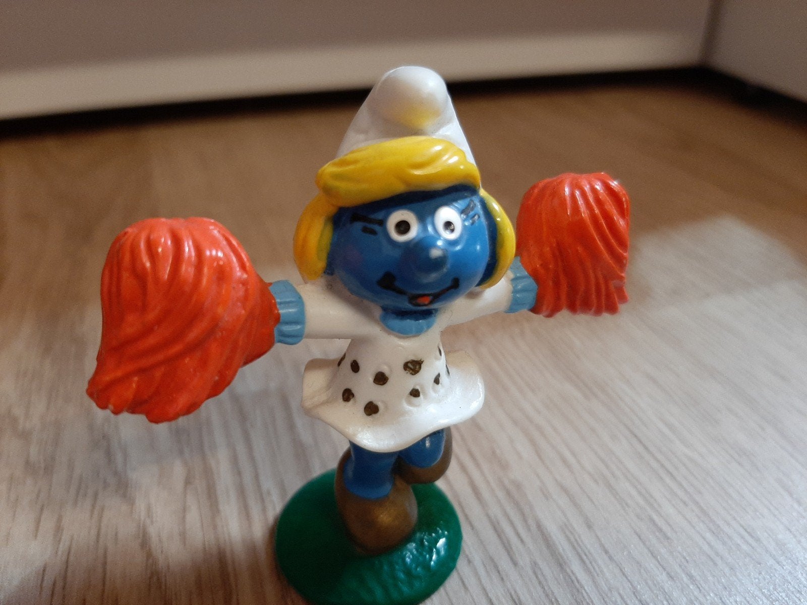 Mcdonalds smurfin cheerleader De Smurfen, Verzamelen, Smurfen, Ophalen of Verzenden