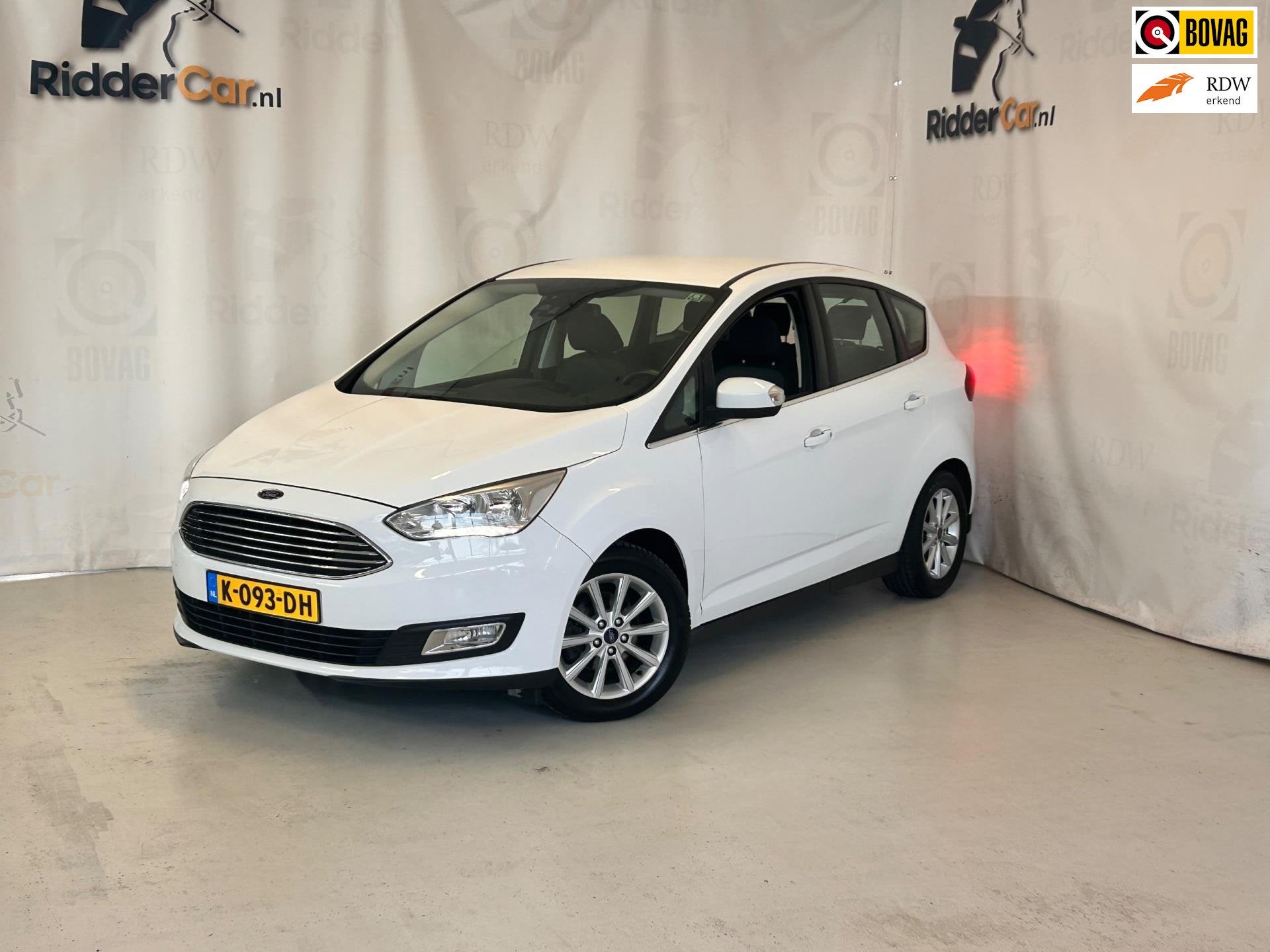 Ford C-Max 1.0 Trend|PARK SENS|CRUISE|NAVI|BLUETOOTH|ELEK RA, Auto's, Voorwielaandrijving, Gebruikt, Euro 6, Wit