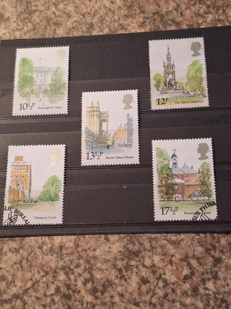 Engeland 1980 Londense Aangezichten Postzegelset, Ophalen of Verzenden