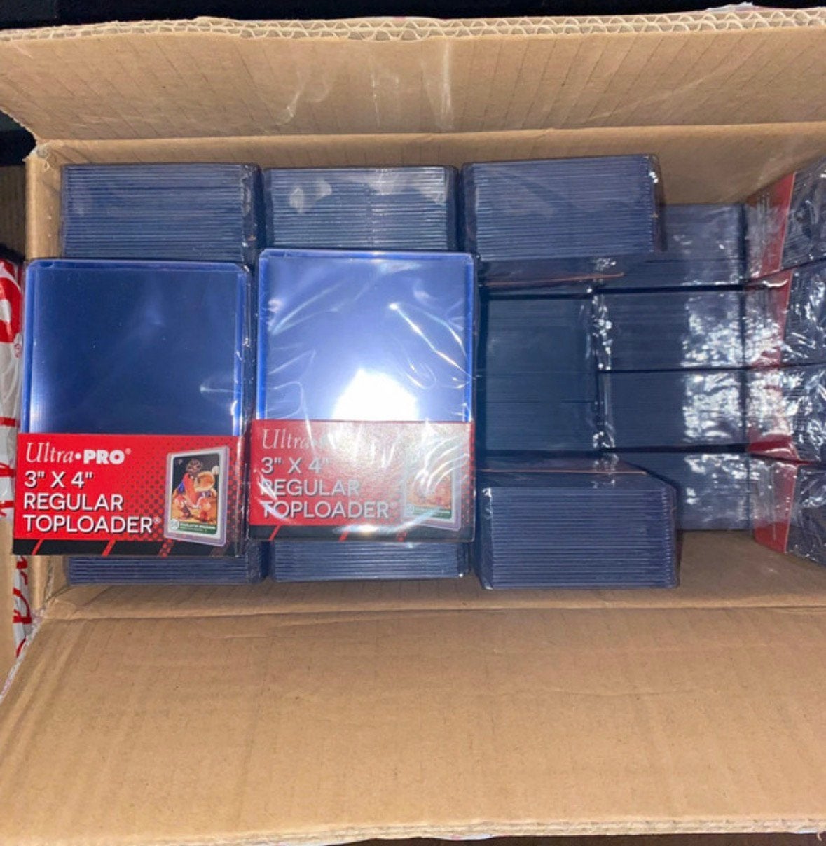 Full case with 40 stuks Toploaders Ultra Pro, Ophalen of Verzenden, Nieuw, Sleeves of Kaarthoesjes