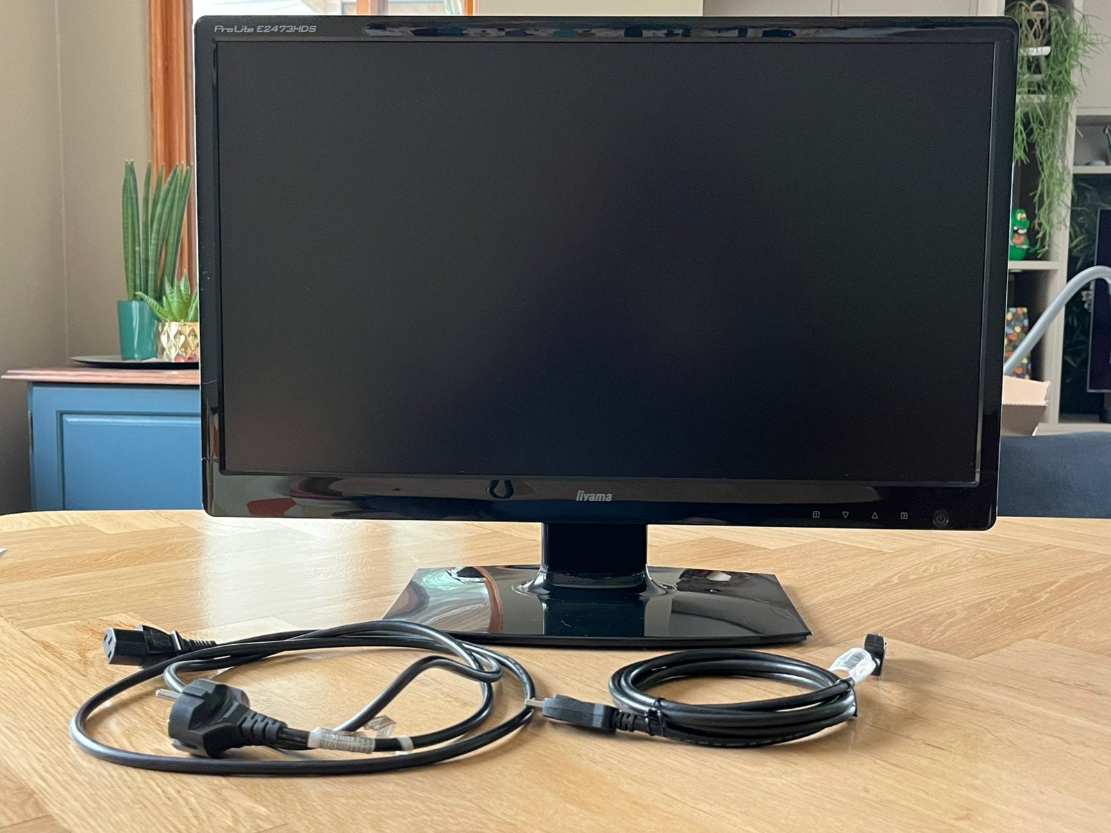 Ilyama Prolite monitor 24 inch E2473HDS, Computers en Software, Ophalen, DVI, Gebruikt, Full HD