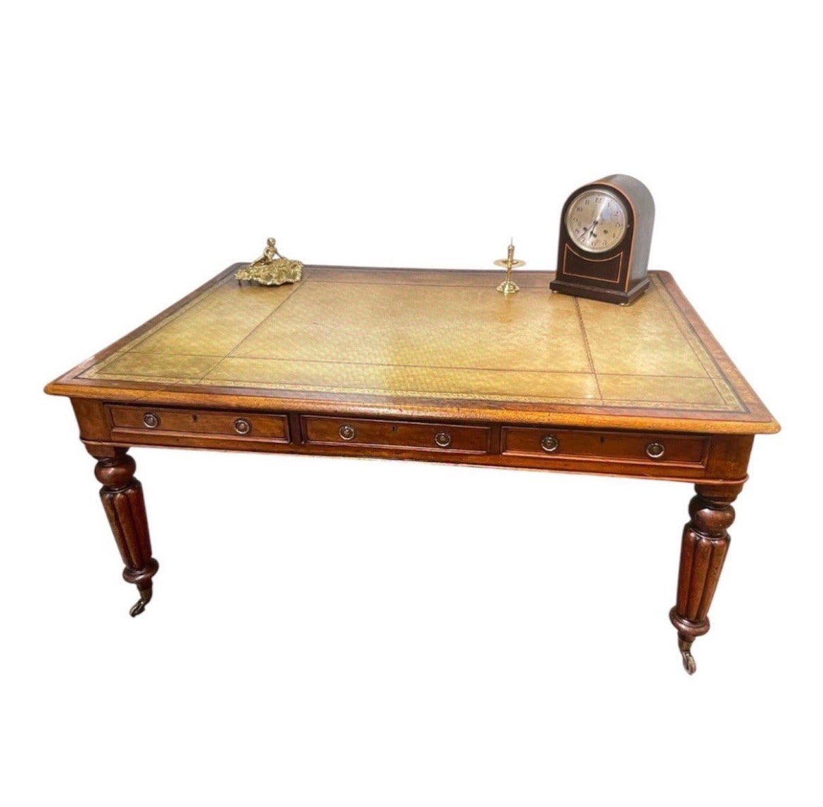 Antiek Engels Tafelbureau / Bibliotheektafel mancave tafel, Ophalen