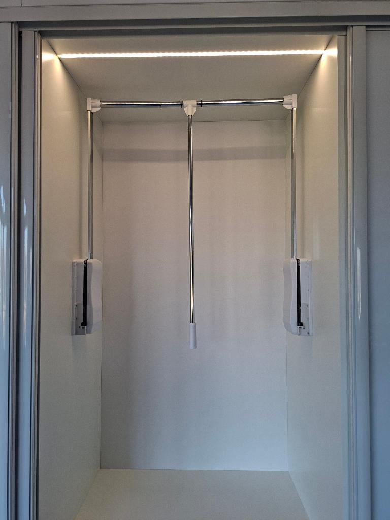 Garderobelift / kledinglift, Huis en Inrichting, Zo goed als nieuw, Minder dan 100 cm, Metaal, 50 tot 100 cm