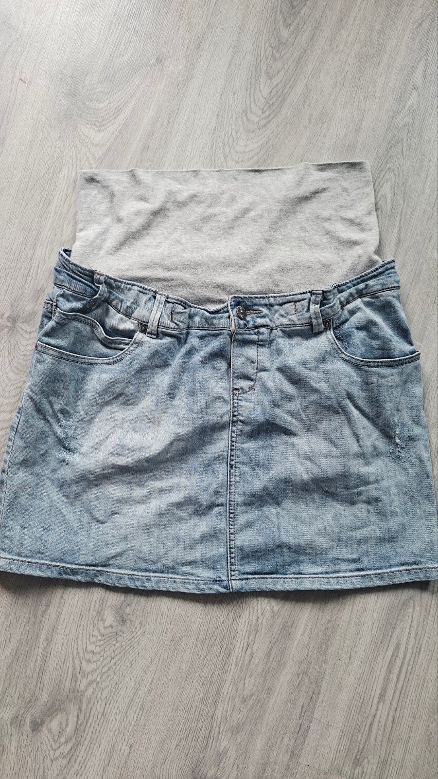 Zwangerschaps spijkerrok maat L/40, Kleding | Dames, Positiekleding, Maat 38/40 (M), Blauw, Rok, Mamalicious