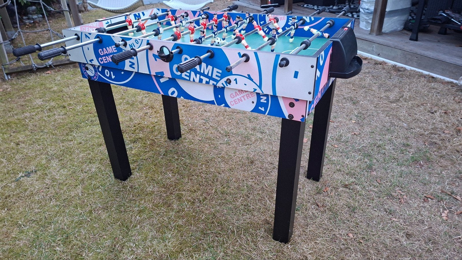 2-in-1 Voetbaltafel en Pooltafel, Een of twee spelers, Ophalen, Gebruikt