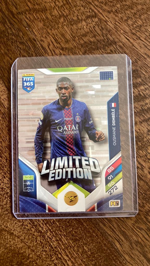 Panini FIFA 365 kaart Ousmane Dembélé - limited edition, Ophalen, Nieuw